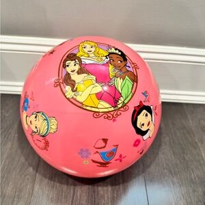 Disney Princess Pink Play Ball for Indoors Outdoors Girls Toddlers Kids